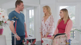 Muscular young stud banging the hell out of a MILF