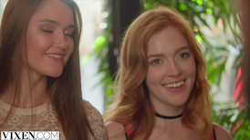 Playful redhead screwed in a romantic setting