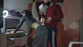 Laura gets the way to do the homework but gets torn up on the desk.rage Nothing is free