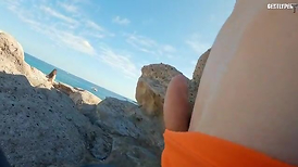 FOREARM JOB HOE BEACH:wrath dickflash for a anger girl