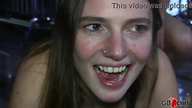 Going Fist Deep donk-plow double invasion gang orgy with bony woman
