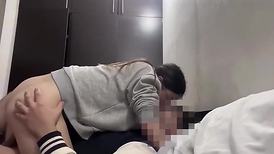 Bony Horny legitimate-Year-fury Entices Her  Step-Dad to Ride Him to Climax